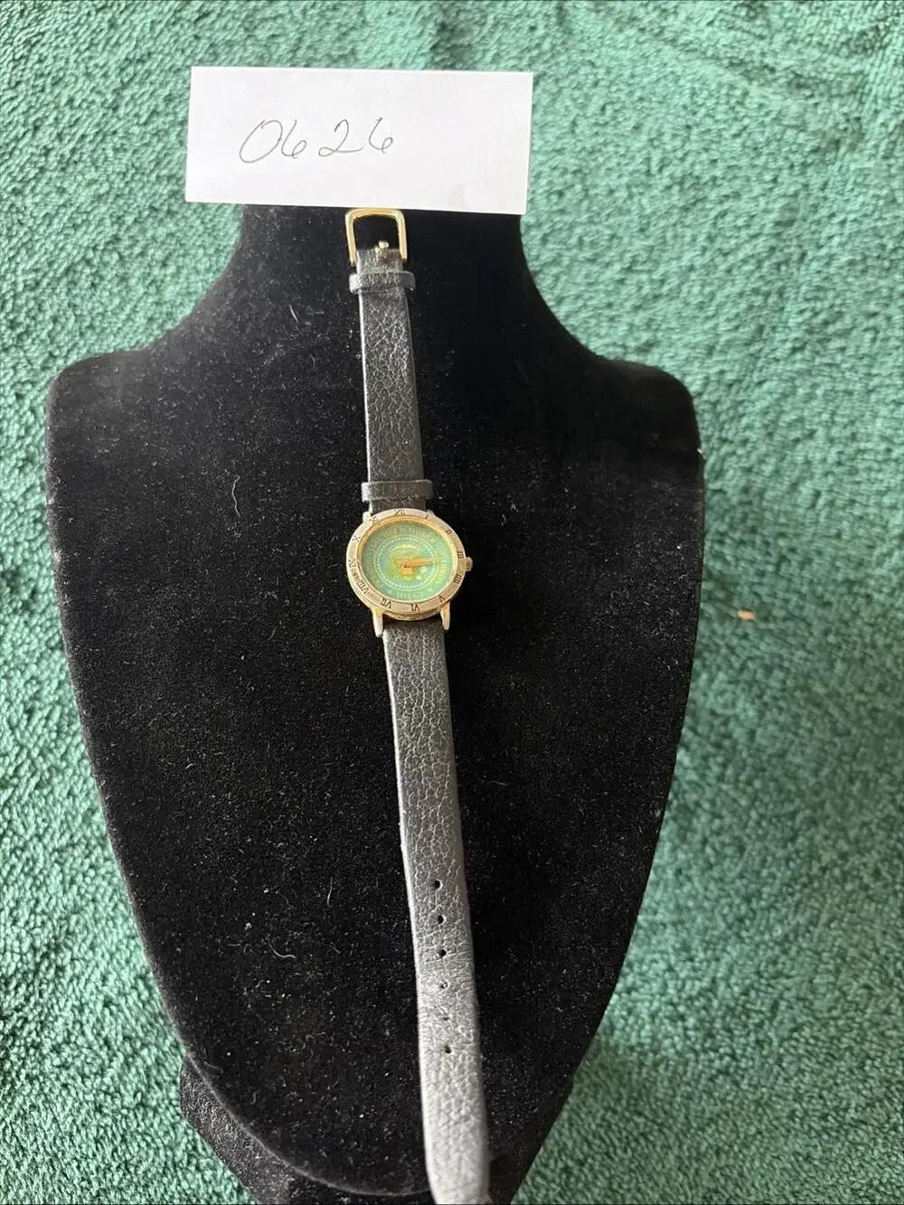 Presidential Helicopter Squadron Watch By Infinity Green Dial & Leather Band